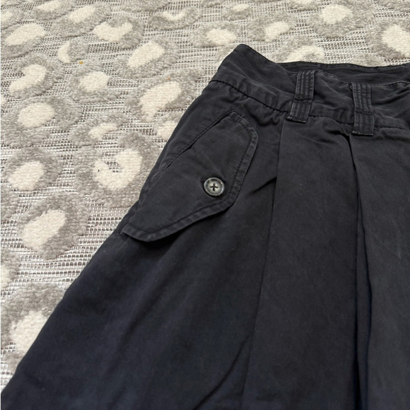 Free People Pleats To Meet You Mini Skirt – Washed Black - Picture 4 of 6